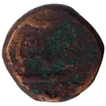 Copper Dam Coin of Aurangzeb of Khanbayat Mint.