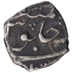 Silver One Eighth Rupee Coin of Aurangzeb of Ujjain Mint.