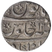 Silver Half Rupee Coin of Aurangzeb of Zafarabad Mint.