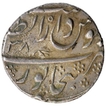 Silver One Rupee Coin of Aurangazeb Alamgir of Bijapur Dar uz Zafar Mint.