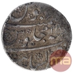 Silver One Rupee Coin of Auranagzeb of Kanbayat Mint.