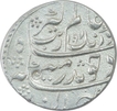 Silver One Rupee Coin of Aurangzeb Alamgir of Sholapur Mint.