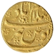 Gold Mohur Coin of Aurangzeb Alamgir of Islamabad Mint.