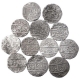 Silver One Rupee Coins of Ahmad Shah Bahadur of Different Mints.