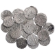 Silver One Rupee Coins of Alamgir II of Different Mints.