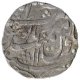 Silver One Rupee Coin of Nasrullanagar Mint of Rohilkhand Kingdom.