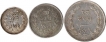 Silver Coins of Sayaji Rao III of Baroda State.