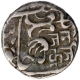 Silver One Rupee Coin of Jankoji Rao of Basoda Mint of Gwalior State.