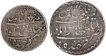 Silver Two & Four Annas Coins of Mir Mahbub Ali Khan of Farkhanda Bunyad Mint of Hyderabad State.