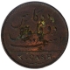 Copper Ten Cash Coin of Madras Presidency.