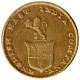 Gold One Third Mohur Coin of Madras Presidency.