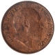 Bronze One Twelfth Anna Coin of King Edward VII of 1906.