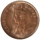 Bronze One Twelfth Anna Coin of King George V of Bombay Mint of 1924.