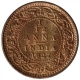 Bronze One Twelfth Anna Coin of King George V of Bombay Mint of 1927.