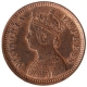 Copper Half Pice Coin of Victoria Empress of Calcutta Mint of 1886.