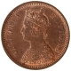 Copper Half Pice Coin of Victoria Empress of Calcutta Mint of 1894.