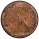 Copper Half Pice Coin of Victoria Empress of Calcutta Mint of 1895.