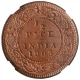 Copper Half Pice Coin of King Edward VII of Calcutta Mint of 1903.