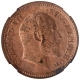 Copper Half Pice Coin of King Edward VII of Calcutta Mint of 1903.