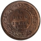 Bronze Half Pice Coin of Kind George V of Calcutta Mint of 1922.