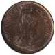 Bronze Half Pice Coin of Kind George V of Calcutta Mint of 1922.