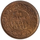 Copper Hlaf Pice Coin of King George V of Calcutta Mint of 1924.