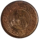 Bronze Half Pice Coin of Kind George V of Calcutta Mint of 1927.