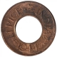 Copper One Pice of King George VI of Calcutta Mint of 1944.