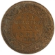 Bronze One Quarter Anna Coin of King Edward VII of Calcutta Mint of 1906.