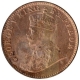 Copper One Quarter Anna Coin of King George V of Bombay Mint of 1924.