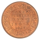 Copper One Quarter Anna Coin of King George V of Bombay Mint of 1926.