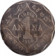 Copper Nickel One Anna Coin of King Edward VII of Bombay Mint of 1908.