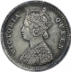 Silver Two Annas Coin of Victoria Queen of Bombay Mint of 1862.