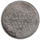 Silver Two Annas Coin of Victoria Queen of Bombay Mint of 1874.