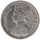 Silver Two Annas Coin of Victoria Queen of Bombay Mint of 1874.