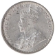 Silver Two Annas Coin of King George V of Calcutta Mint of 1914.