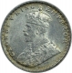 Silver Two Annas Coin of King George V of Calcutta Mint of 1916.