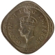 Copper Nickel Two Annas Coin of King George VI of Bombay Mint of 1945.