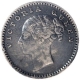 Silver One Quarter Rupee Coin of Victoria Queen of Madras Mint of 1840.