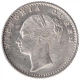 Silver One Quarter Rupee Coin of Victoria Queen of Calcutta Mint of 1840.