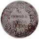 Silver One Quarter Rupee Coin of Victoria Empress of Bombay Mint of 1881.