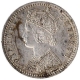 Silver One Quarter Rupee Coin of Victoria Empress of Bombay Mint of 1892.