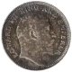 Silver One Quarter Rupee Coin of King Edward VII of Calcutta Mint of 1906.