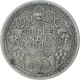 Rare Silver One Quarter Rupee Coin of King George VI of Bombay Mint of 1945.