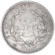 Silver Half Rupee Coin of Victoria Queen of Calcutta Mint of 1840.