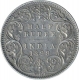 Silver Half Rupee Coin of Victoria Empress of Calcutta Mint of 1899.