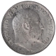 Silver Half Rupee Coin of King Edward VII of Calcutta Mint of 1905.