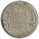 Silver Half Rupee Coin of King Edward VII of Calcutta Mint of 1906.