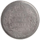 Silver Half Rupee Coin of King Edward VII of Calcutta Mint of 1909.