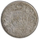 Silver Half Rupee Coin of King George V of Calcutta Mint of 1914.